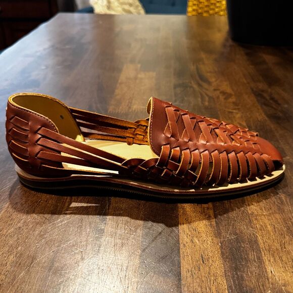 Nisolo Brown Leather Sandals - Picture 4 of 8